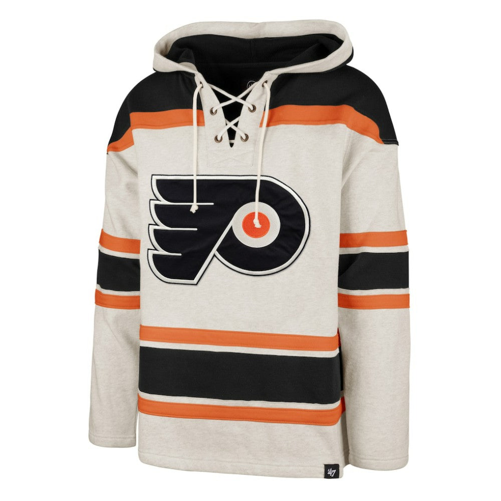 Philadelphia Flyers '47 Rockaway Lace-Up Pullover Hoodie -  NHL Hoodies