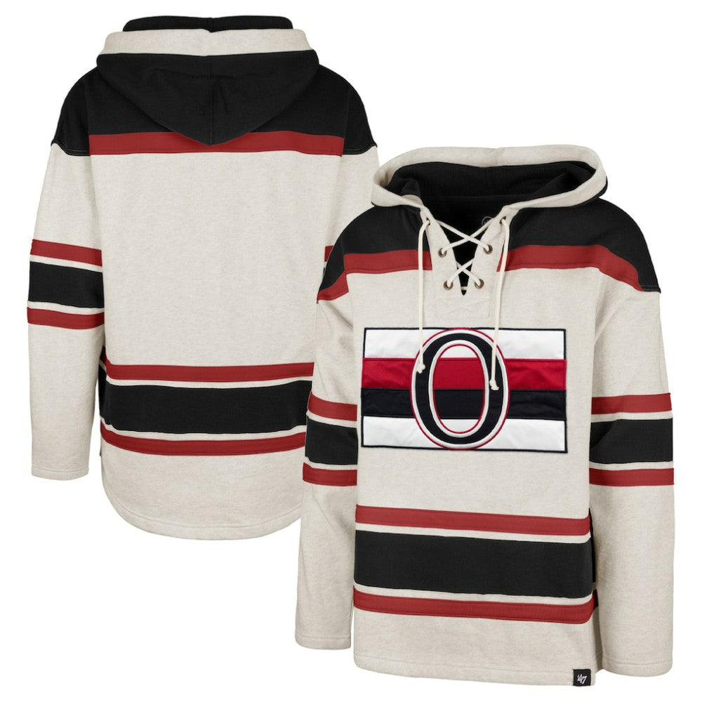 Ottawa Senators '47 Rockaway Lace-Up Pullover Hoodie -  NHL Hoodies