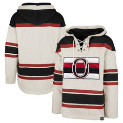 Ottawa Senators '47 Rockaway Lace-Up Pullover Hoodie -  NHL Hoodies