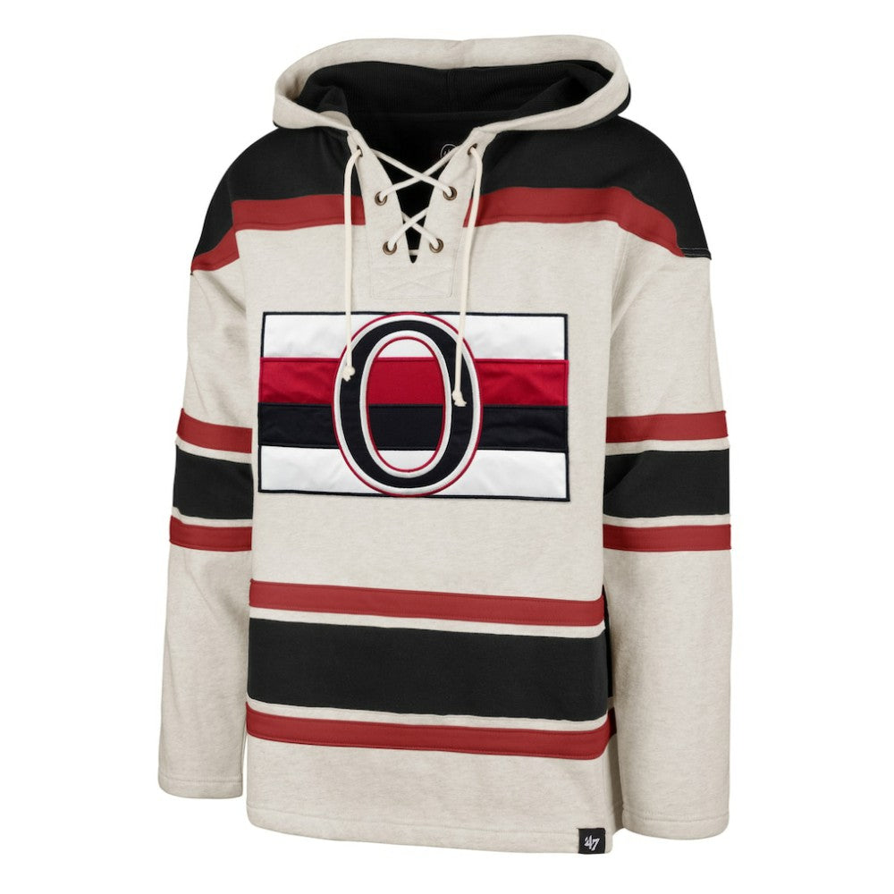 Ottawa Senators '47 Rockaway Lace-Up Pullover Hoodie -  NHL Hoodies