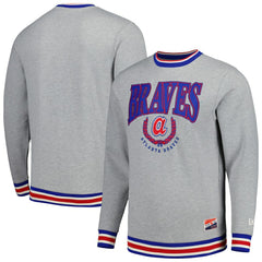 Atlanta Braves New Era Throwback Classic Pullover Sweatshirt - MLB Pullover