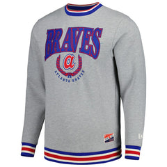 Atlanta Braves New Era Throwback Classic Pullover Sweatshirt - MLB Pullover