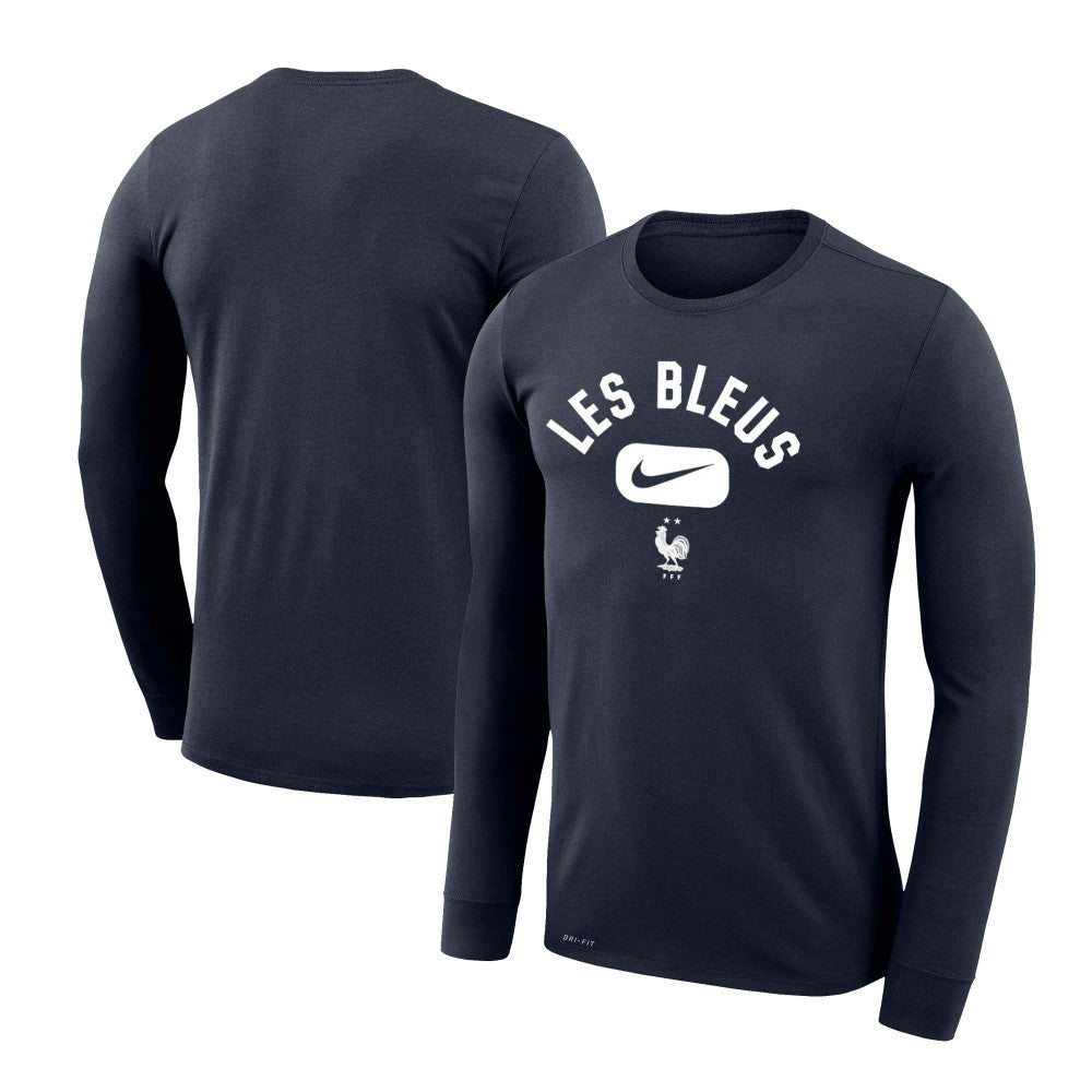 France National Team Lockup Legend Performance Long Sleeve T-Shirt