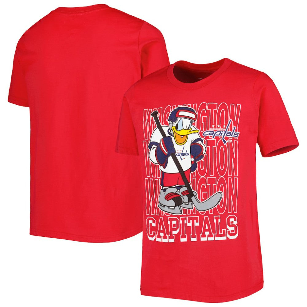 Washington Capitals Youth Disney Donald Duck Three-Peat T-Shirt -  NHL T-shirts