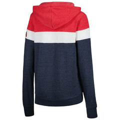 Atlanta Braves New Era Women's Colorblock Full-Zip Hoodie Jacket - MLB Jackets