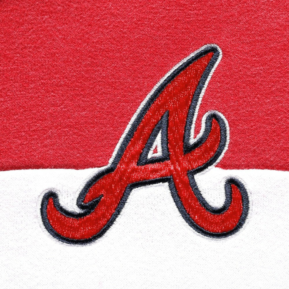 Atlanta Braves New Era Women's Colorblock Full-Zip Hoodie Jacket - MLB Jackets