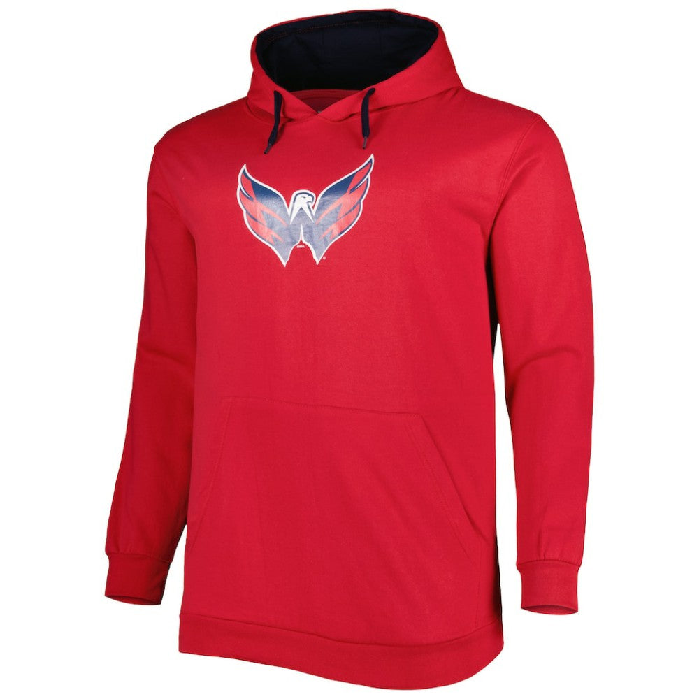 Washington Capitals Big & Tall Fleece Pullover Hoodie -  NHL Hoodies