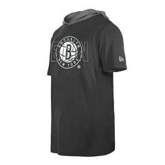 Black Brooklyn Nets Active Hoodie T-Shirt | NBA