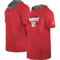 Heather Red Chicago Bulls Active Hoodie T-Shirt sale | NBA