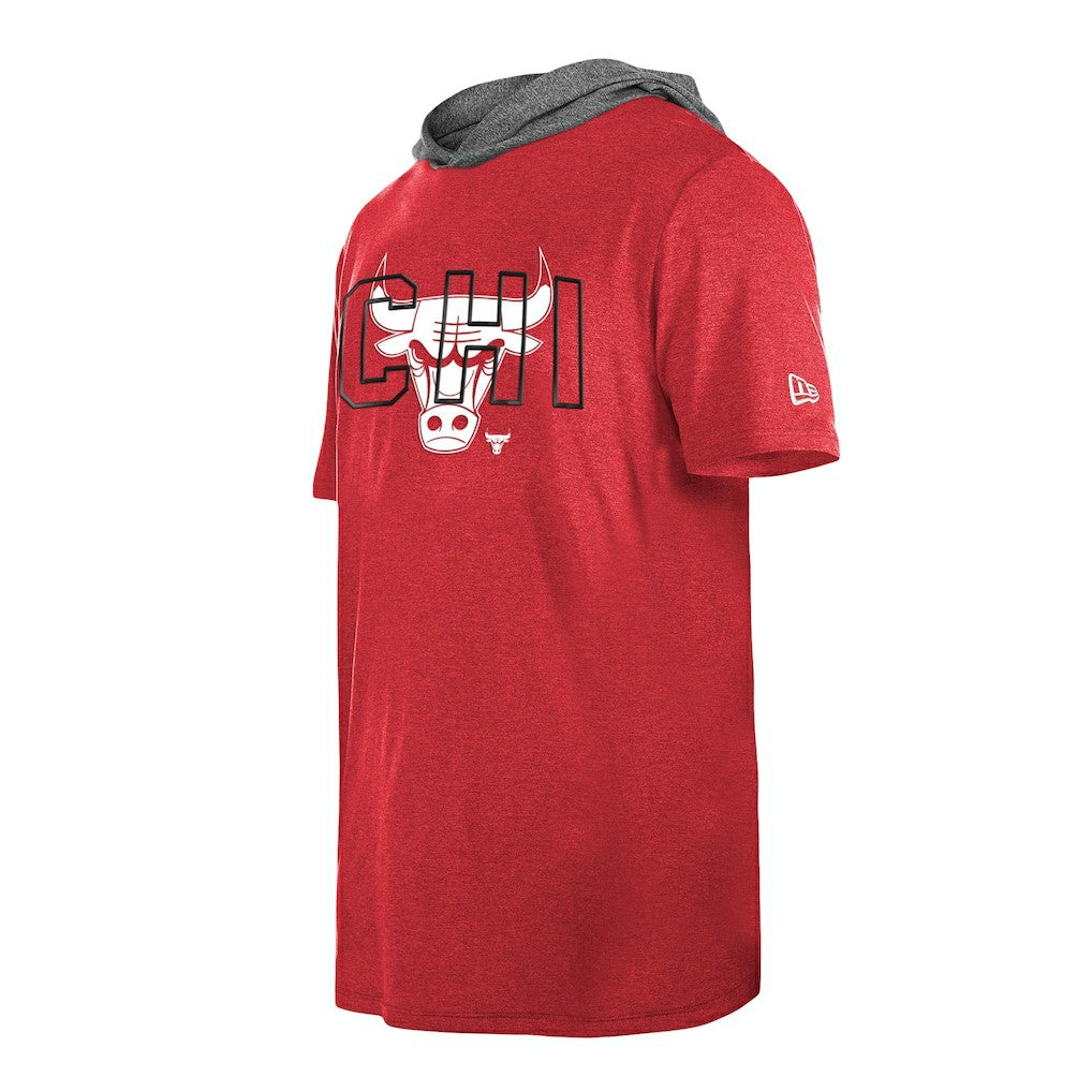 Heather Red Chicago Bulls Active Hoodie T-Shirt sale | NBA
