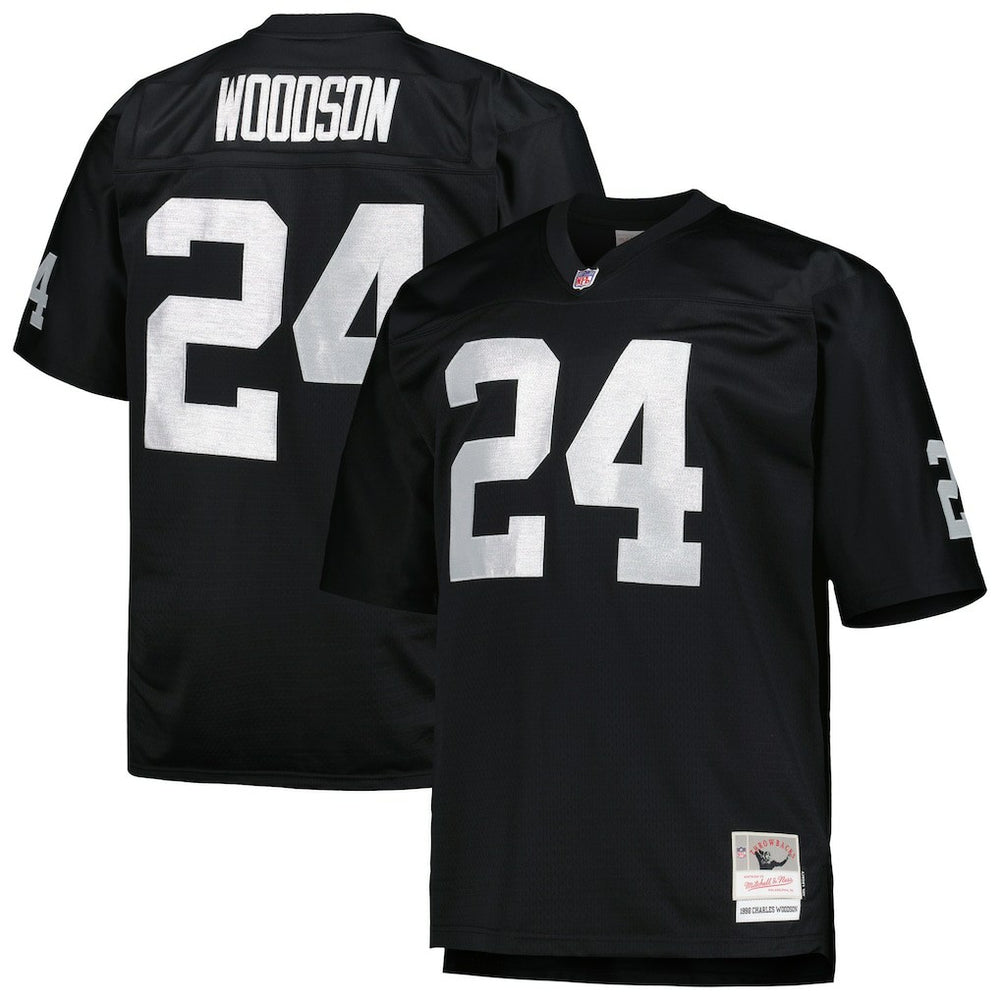 Las Vegas Raiders Charles Woodson  Big & Tall 1998 Retired Player Replica Jersey | NFL Hot