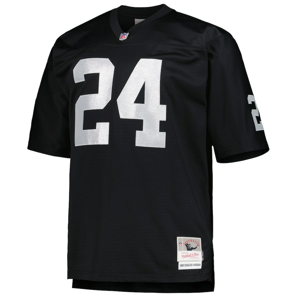 Las Vegas Raiders Charles Woodson  Big & Tall 1998 Retired Player Replica Jersey | NFL Hot