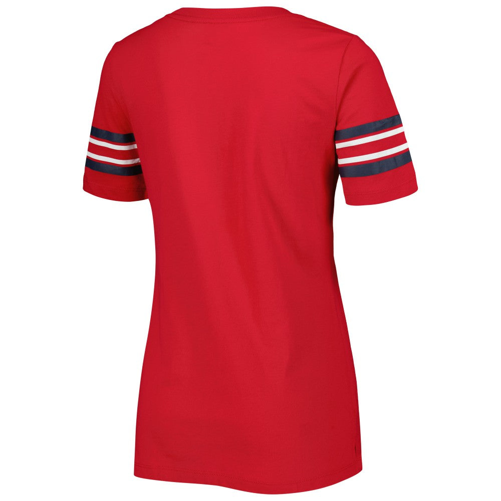 St. Louis Cardinals New Era Women's Team Stripe T-Shirt - MLB T-shirts