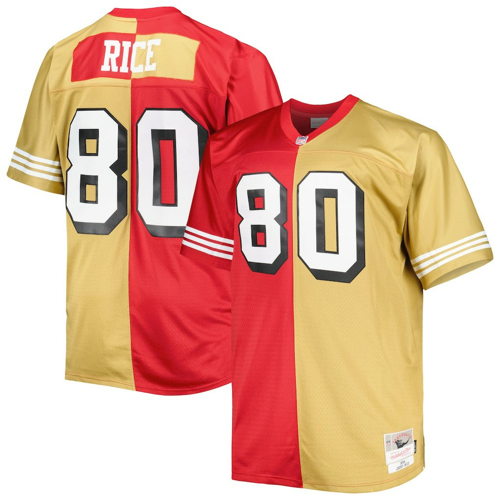 San Francisco 49ers Jerry Rice  Big & Tall Split Legacy Retired Player Replica Jersey | NFL On sale