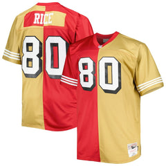 San Francisco 49ers Jerry Rice  Big & Tall Split Legacy Retired Player Replica Jersey | NFL On sale