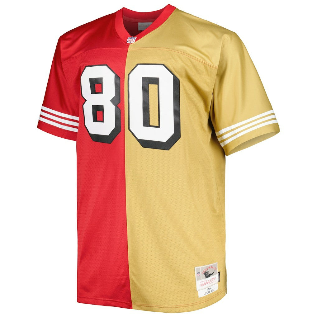 San Francisco 49ers Jerry Rice  Big & Tall Split Legacy Retired Player Replica Jersey | NFL On sale