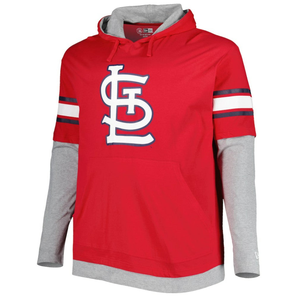 St. Louis Cardinals New Era Big & Tall Twofer Pullover Hoodie - MLB Hoodies