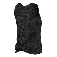 Black Brooklyn Nets Women's Space Dye Active Tank Top | NBA