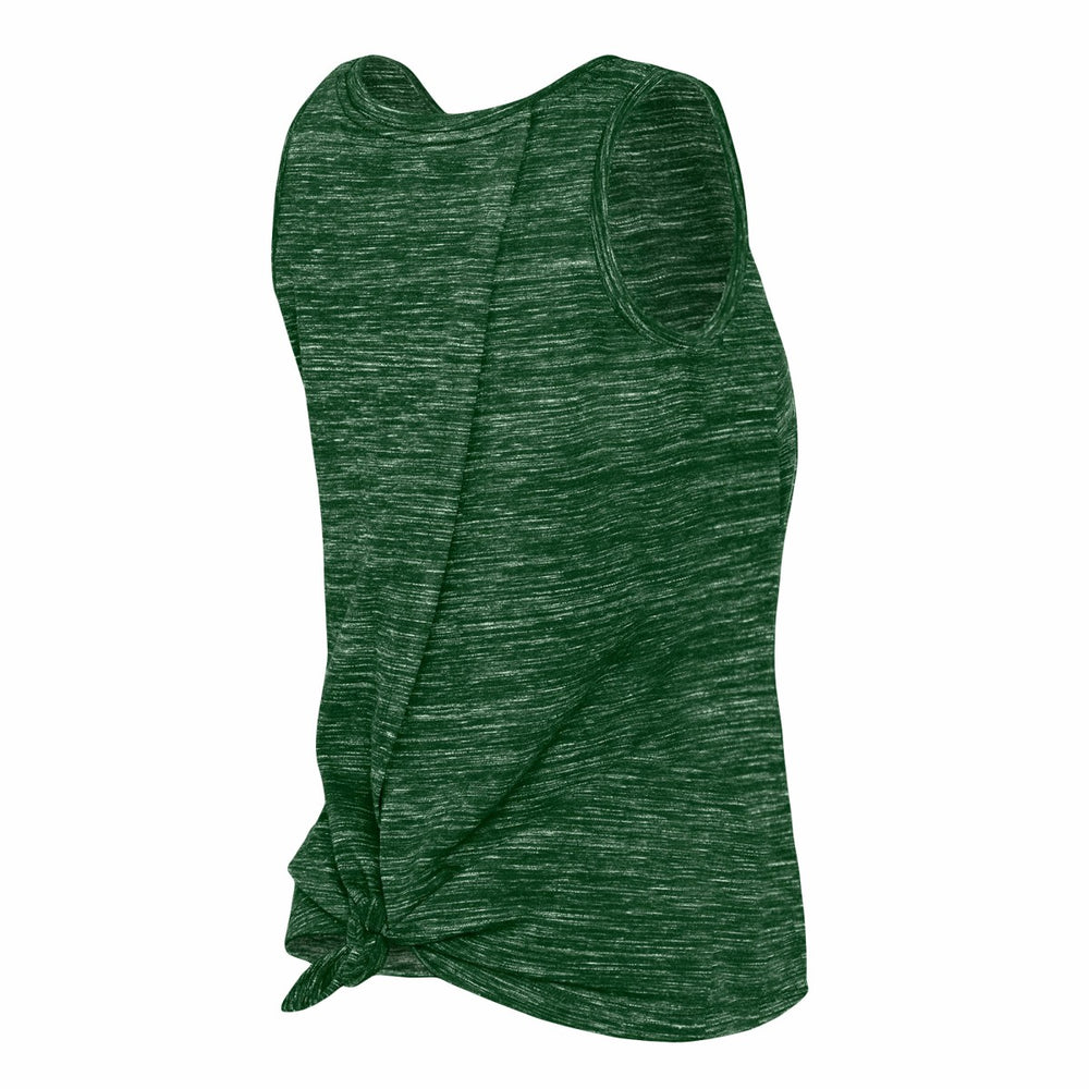 Hunter Green Milwaukee Bucks Women's Space Dye Active Tank Top | NBA