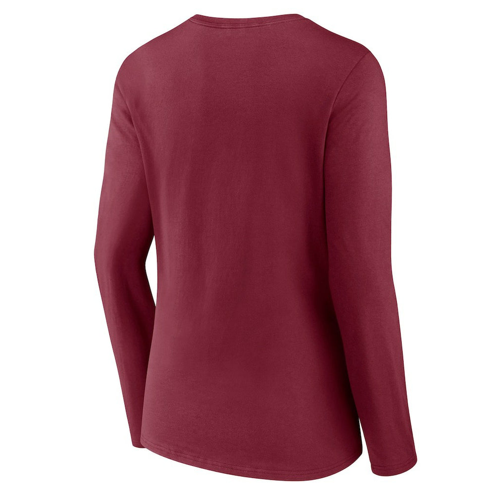 Washington Commanders Women's Hometown Sweep Long Sleeve V-Neck T-Shirt | NFL Discount