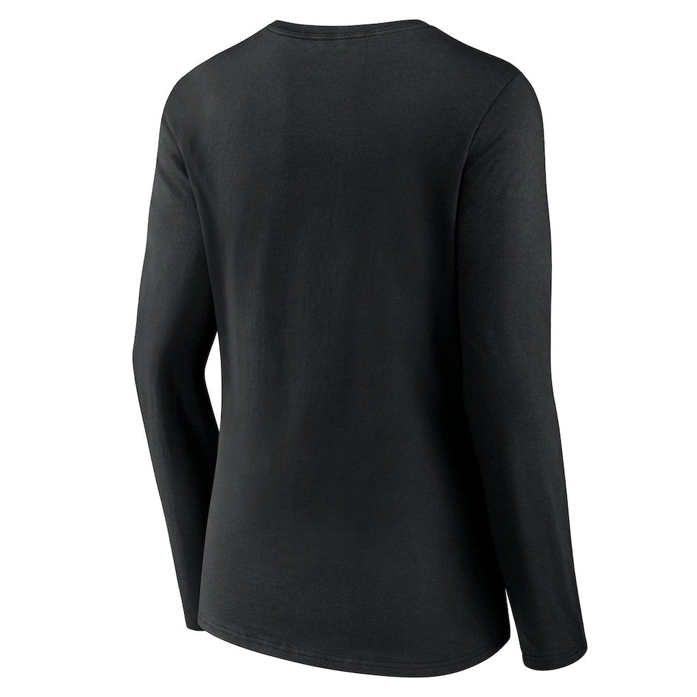 Carolina Panthers Women's Hometown Sweep Long Sleeve V-Neck T-Shirt | NFL Sale