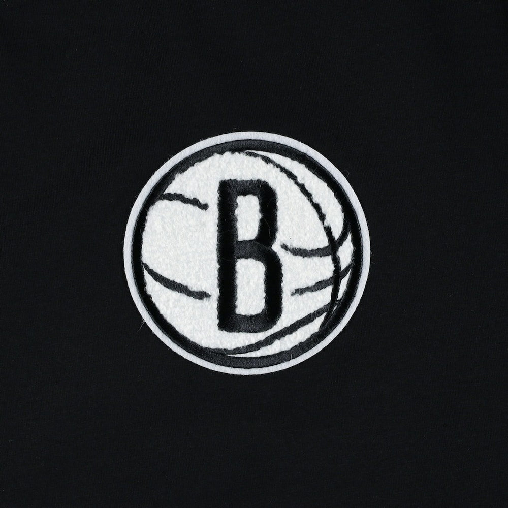 Black Brooklyn Nets Pro Standard Women's Classics Boxy T-Shirt | NBA