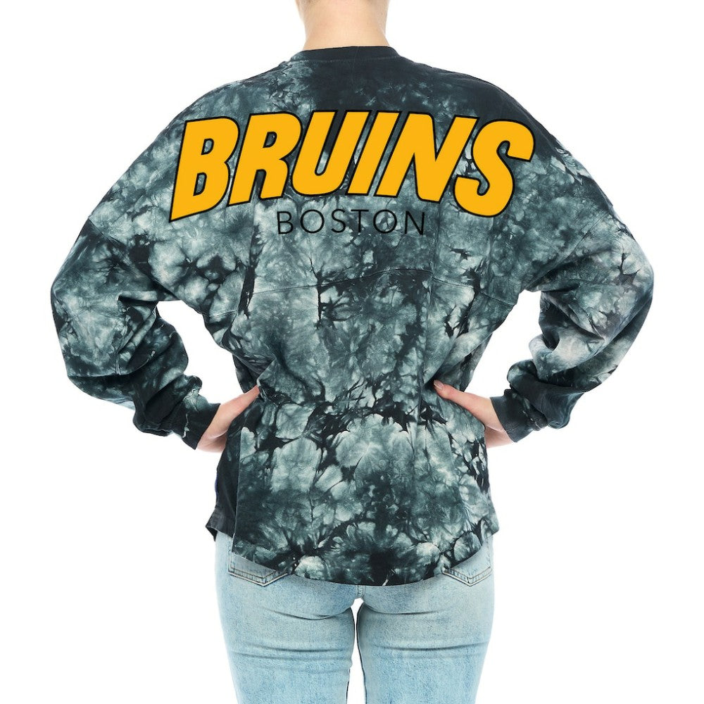 Boston Bruins Fanatics Women's Crystal-Dye Long Sleeve T-Shirt -  NHL T-shirts