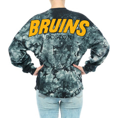 Boston Bruins Fanatics Women's Crystal-Dye Long Sleeve T-Shirt -  NHL T-shirts