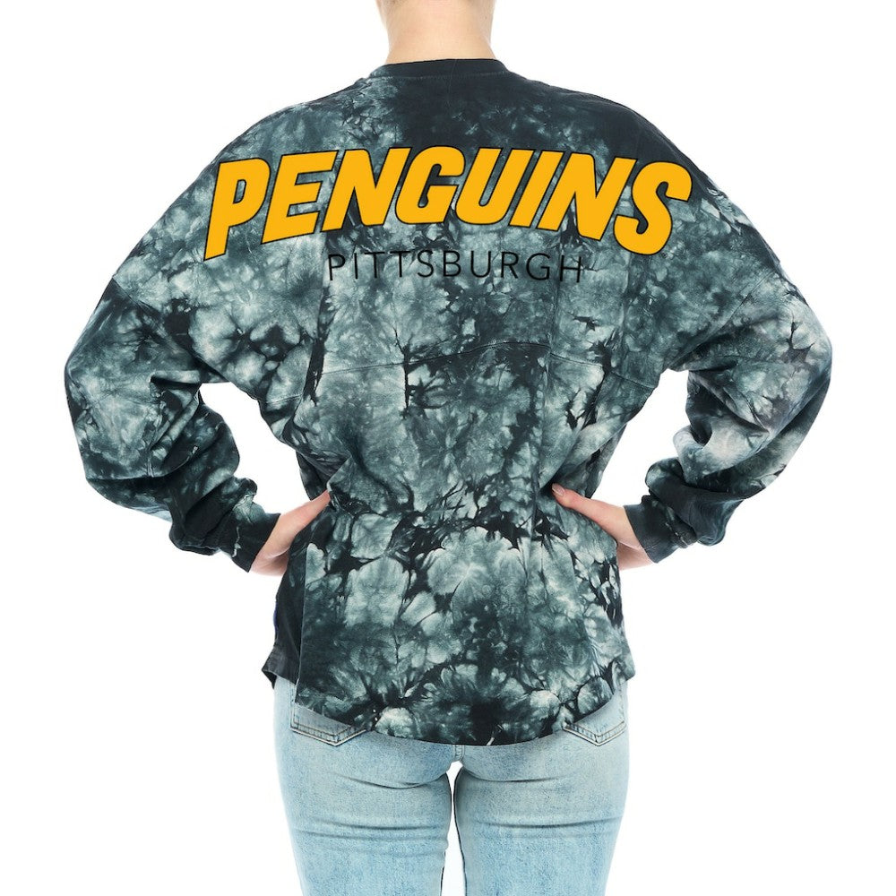 Pittsburgh Penguins Fanatics Women's Crystal-Dye Long Sleeve T-Shirt -  NHL T-shirts