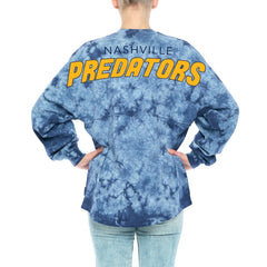 Nashville Predators Fanatics Women's Crystal-Dye Long Sleeve T-Shirt -  NHL T-shirts
