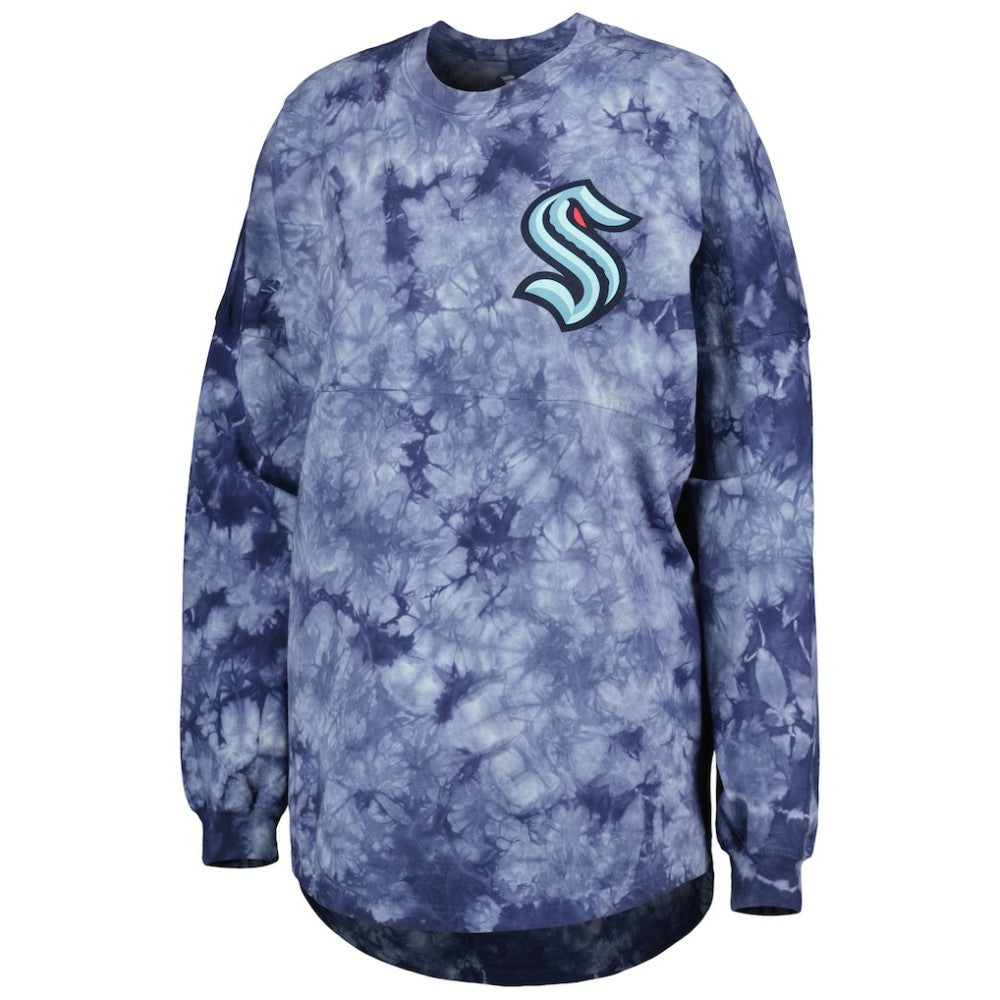 Seattle Kraken Fanatics Women's Crystal-Dye Long Sleeve T-Shirt -  NHL T-shirts