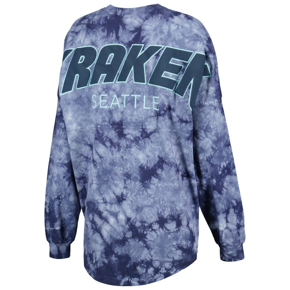 Seattle Kraken Fanatics Women's Crystal-Dye Long Sleeve T-Shirt -  NHL T-shirts