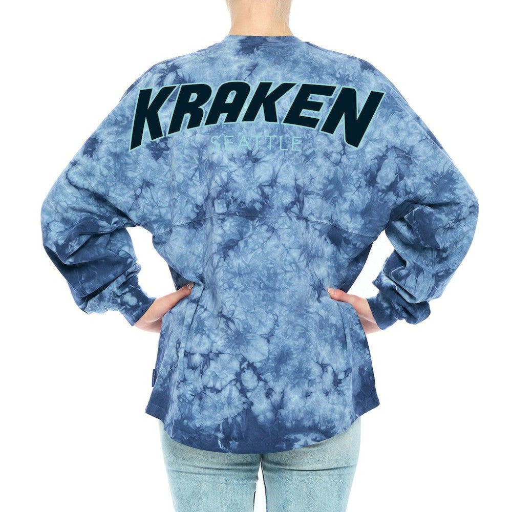 Seattle Kraken Fanatics Women's Crystal-Dye Long Sleeve T-Shirt -  NHL T-shirts