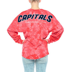 Washington Capitals Fanatics Women's Crystal-Dye Long Sleeve T-Shirt -  NHL T-shirts