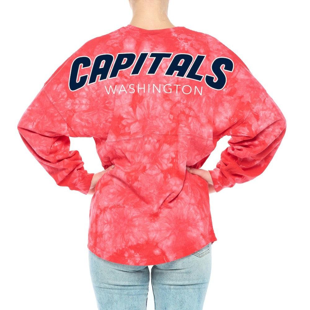 Washington Capitals Fanatics Women's Crystal-Dye Long Sleeve T-Shirt -  NHL T-shirts