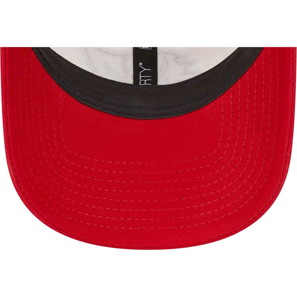 Tampa Bay Buccaneers Team Stripe Trucker 9FORTY Snapback Hat | NFL Outlet