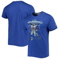 Dallas Cowboys Emmitt Smith  Homage Unisex NFL Blitz Retired Player Tri-Blend T-Shirt | NFL US