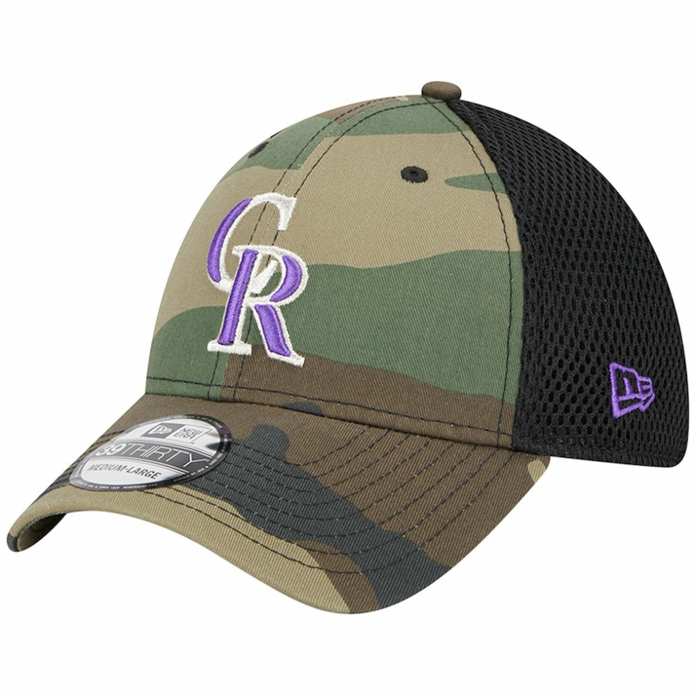 Colorado Rockies New Era Team Neo 39THIRTY Flex Hat - MLB Hats