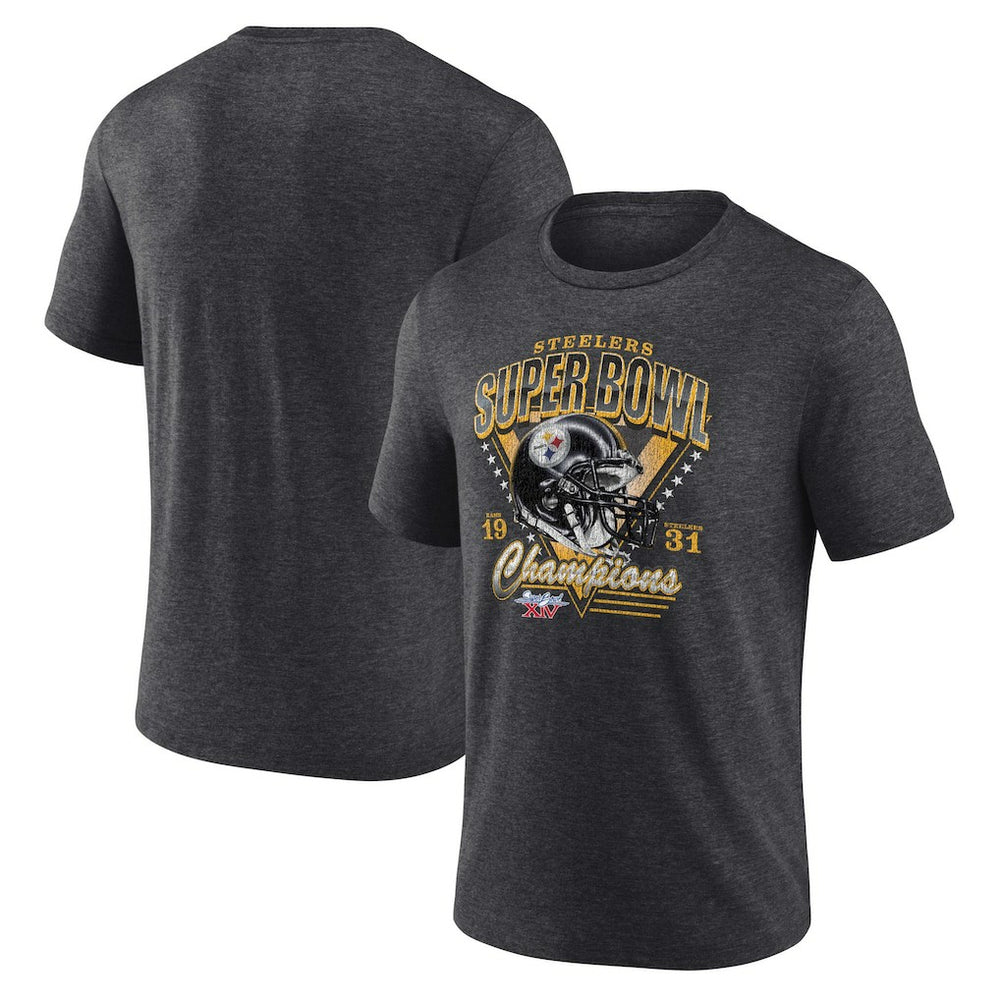 Pittsburgh Steelers Hometown Old-Fashioned Super Bowl XIV s Tri-Blend T-Shirt | NFL On sale