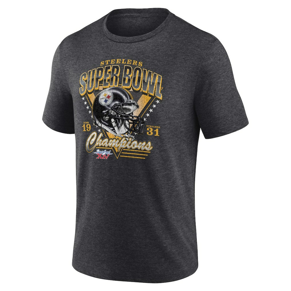 Pittsburgh Steelers Hometown Old-Fashioned Super Bowl XIV s Tri-Blend T-Shirt | NFL On sale