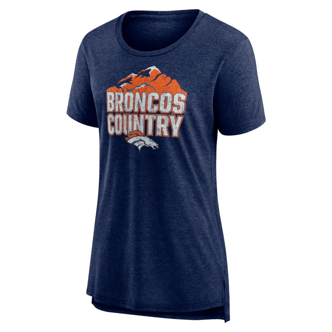 Denver Broncos Women's Hometown First Down Tri-Blend T-Shirt | NFL New