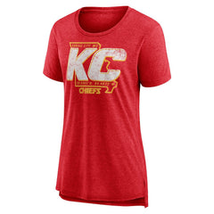 Kansas City Chiefs Women's Hometown First Down Tri-Blend T-Shirt | NFL Online