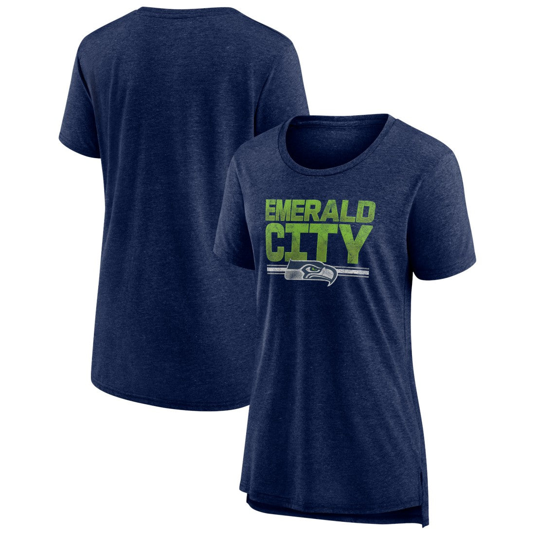 Seattle Seahawks Women's Hometown First Down Tri-Blend T-Shirt | NFL US