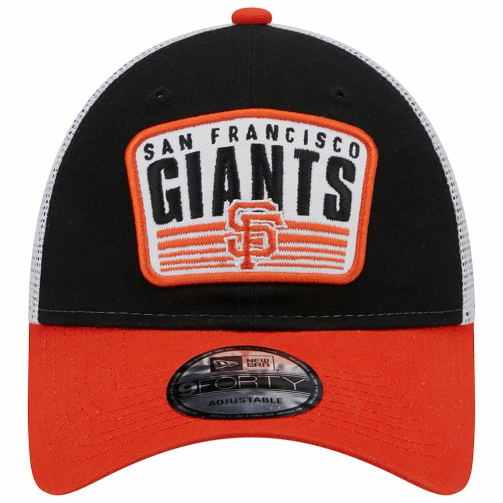 San Francisco Giants New Era Two-Tone Patch 9FORTY Snapback Hat - MLB Hats