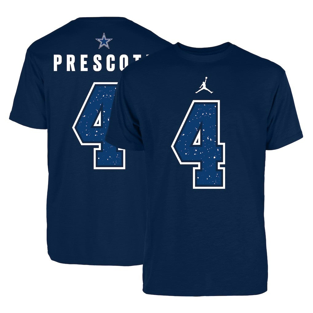 Dallas Cowboys Dak Prescott  Jordan Brand Name & Number T-Shirt | NFL US