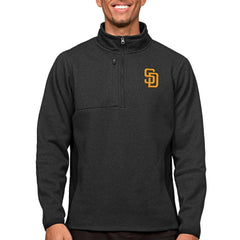 San Diego Padres Antigua Course Quarter-Zip Pullover Top - MLB Pullover