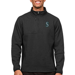 Seattle Mariners Antigua Course Quarter-Zip Pullover Top - MLB Pullover