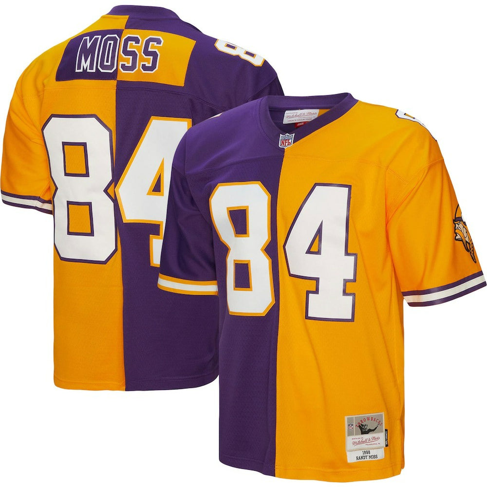 Minnesota Vikings Randy Moss  1998 Split Legacy Replica Jersey | NFL Discount