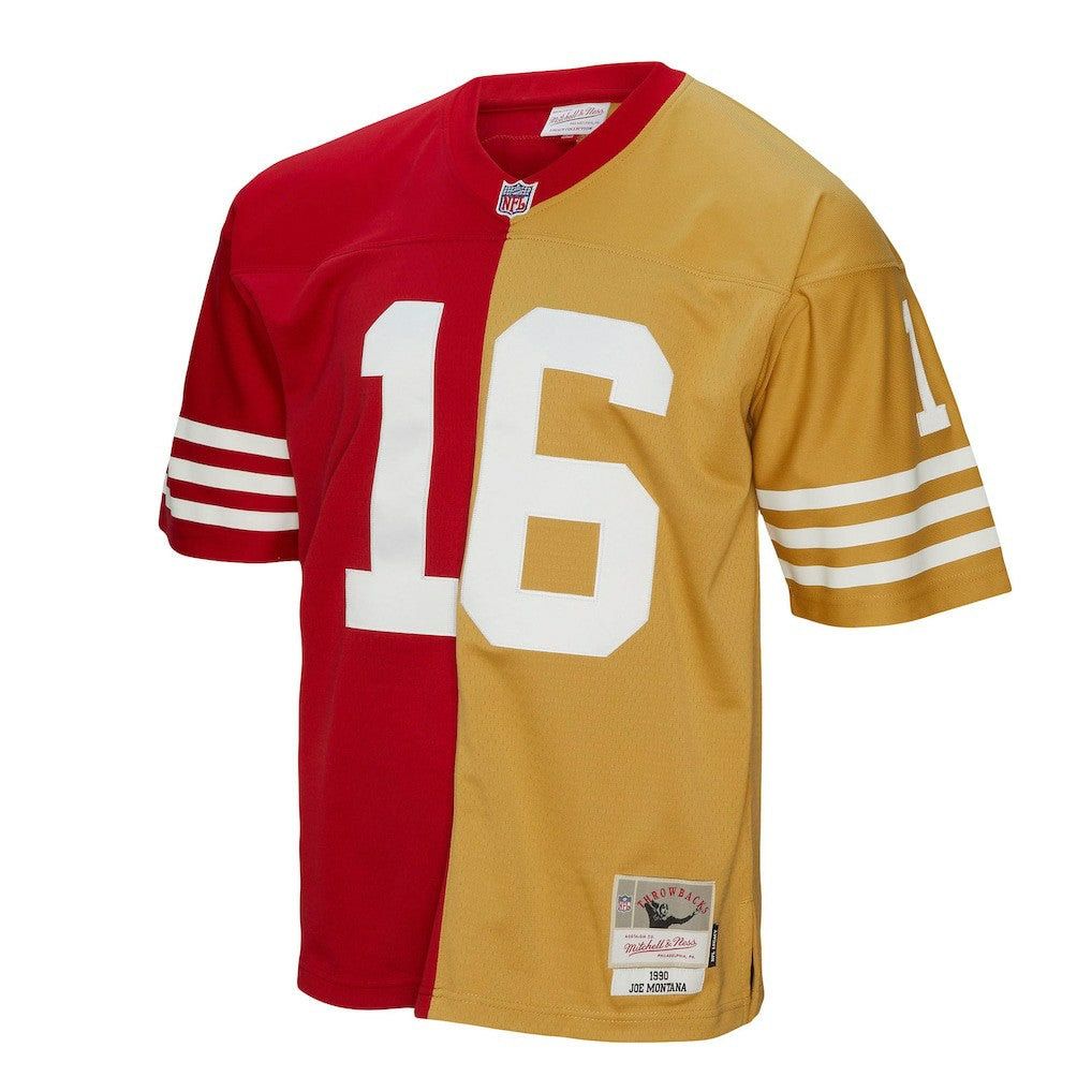 San Francisco 49ers Joe Montana  1990 Split Legacy Replica Jersey | NFL US