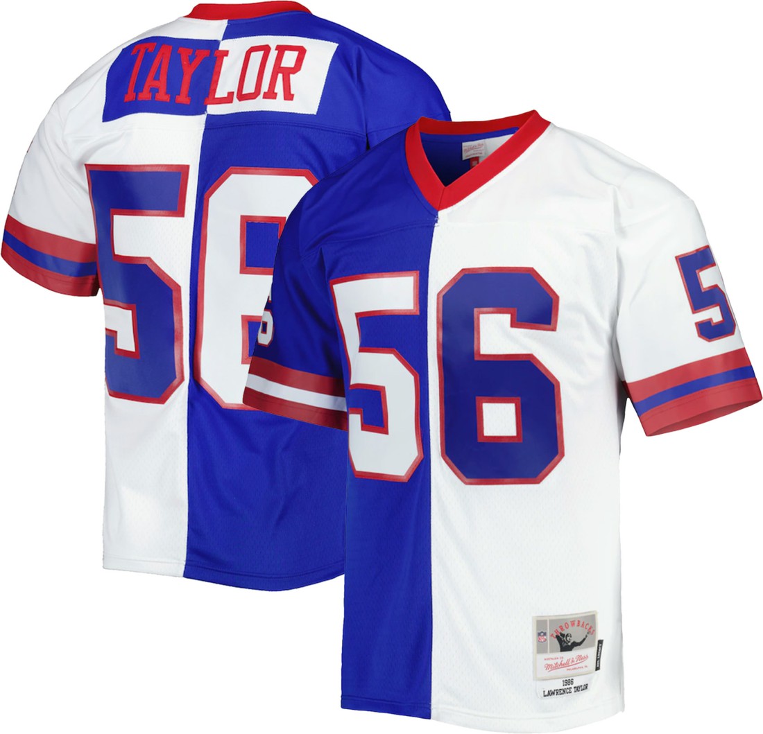 New York Giants Lawrence Taylor  1986 Split Legacy Replica Jersey | NFL Discount